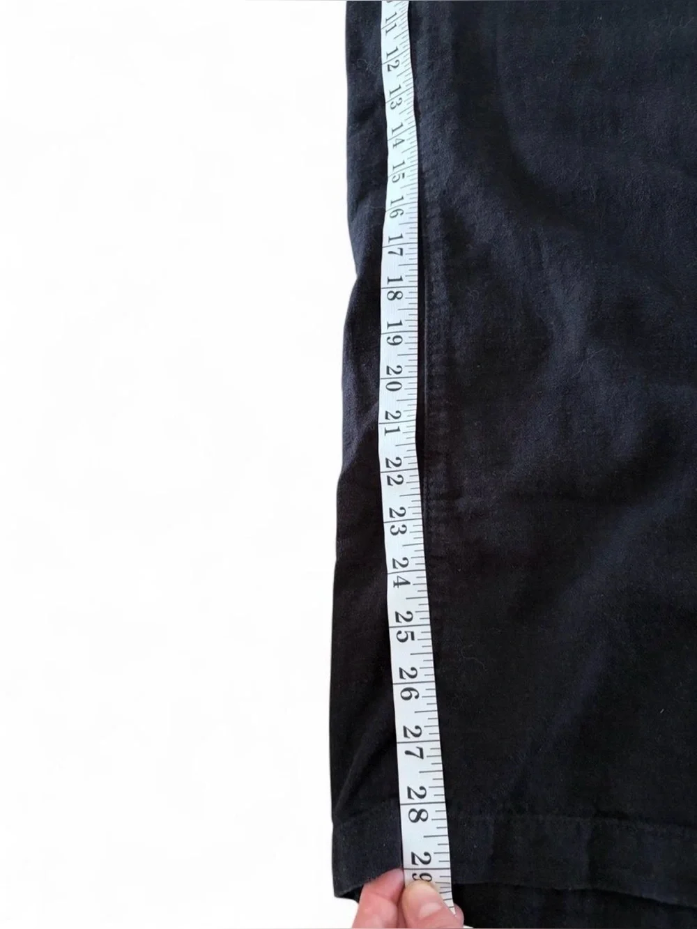 Wide leg linen blend pants by H&M black womens size medium/6 29” inseam